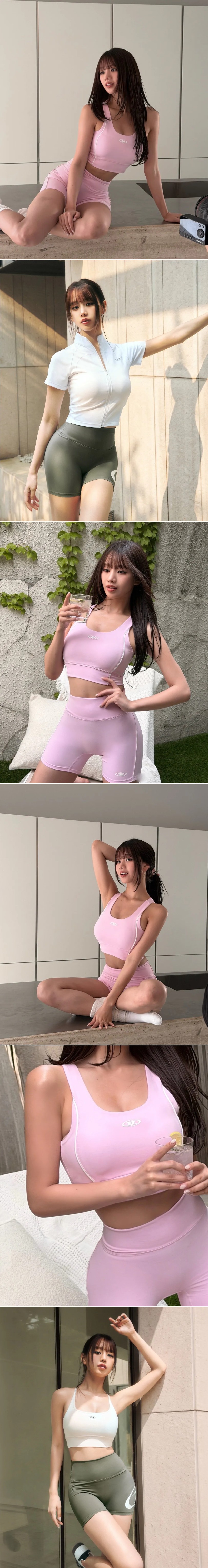 탱크탑 + 레깅스 입은 나띠 ㅗㅜㅑ