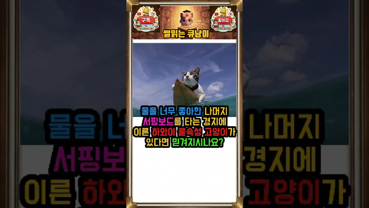 서핑보드 장인 고양이의 정체