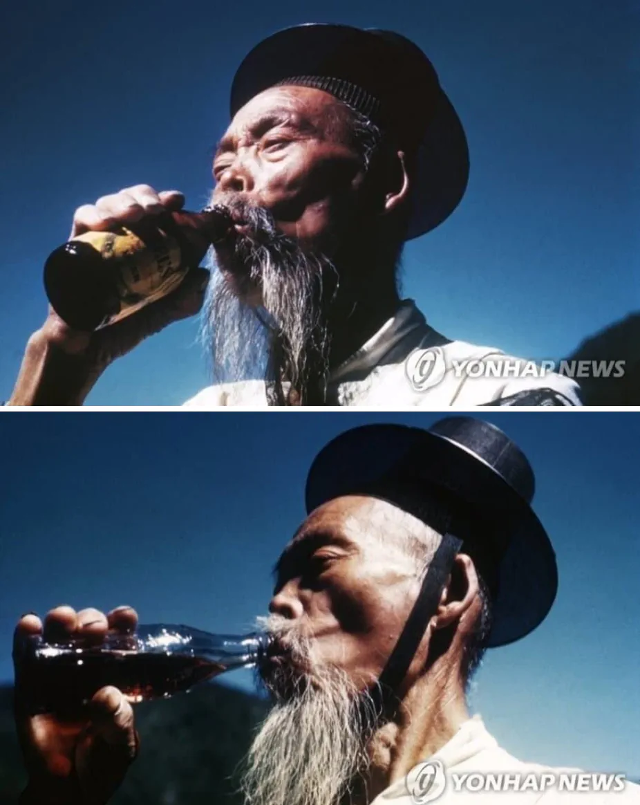 희귀 사진 - 고속성장을 목도한 노인들