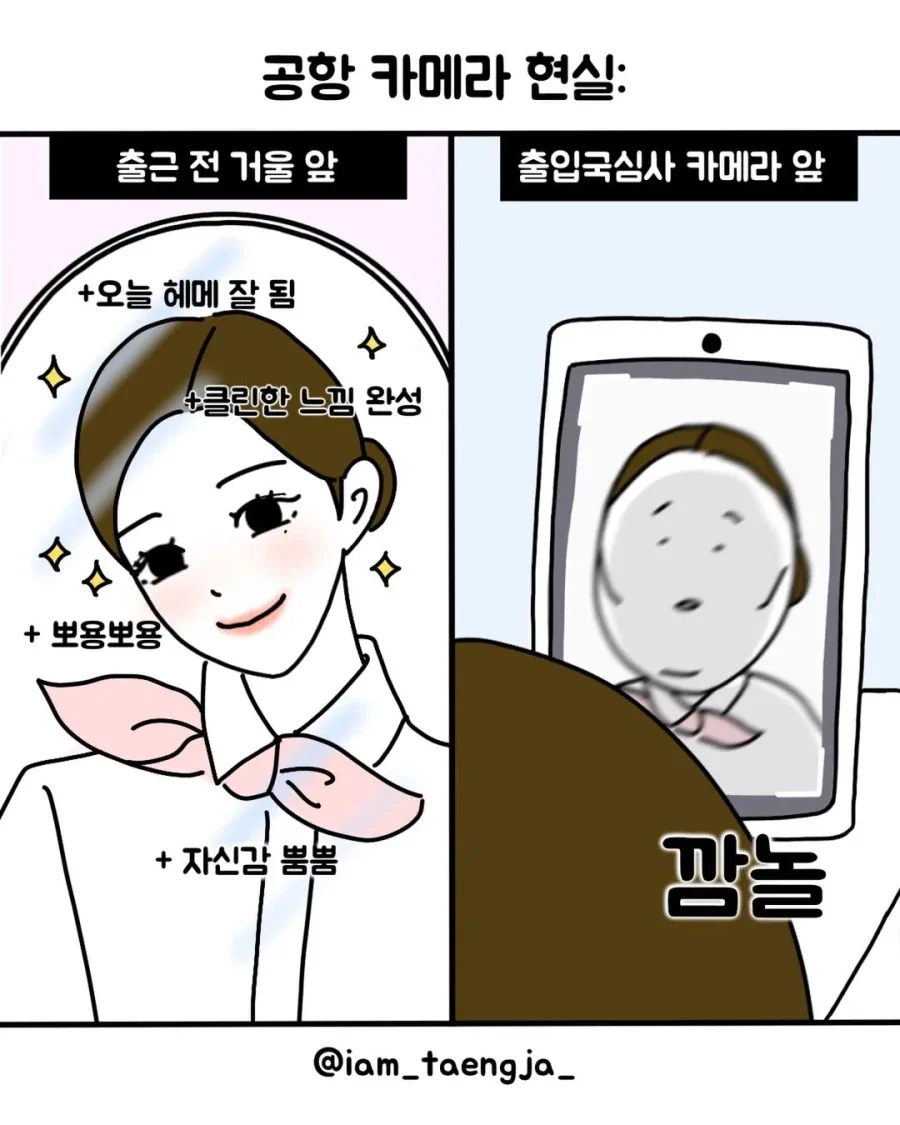 공항 카메라의 현실