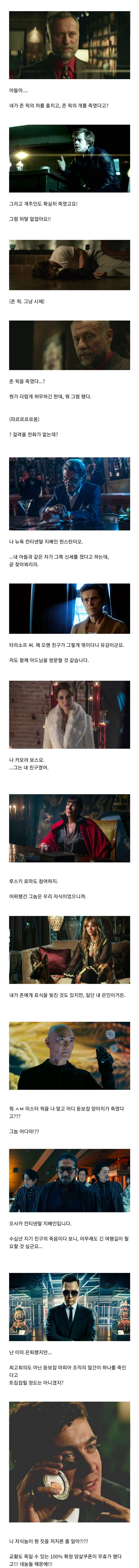 존윅이 개와 함께 죽은 세계선