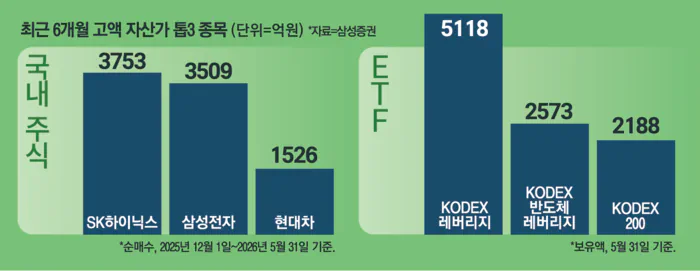 집팔아 ‘삼전닉스’ 들어간 야수들…생각보다 훨씬 더 많았다