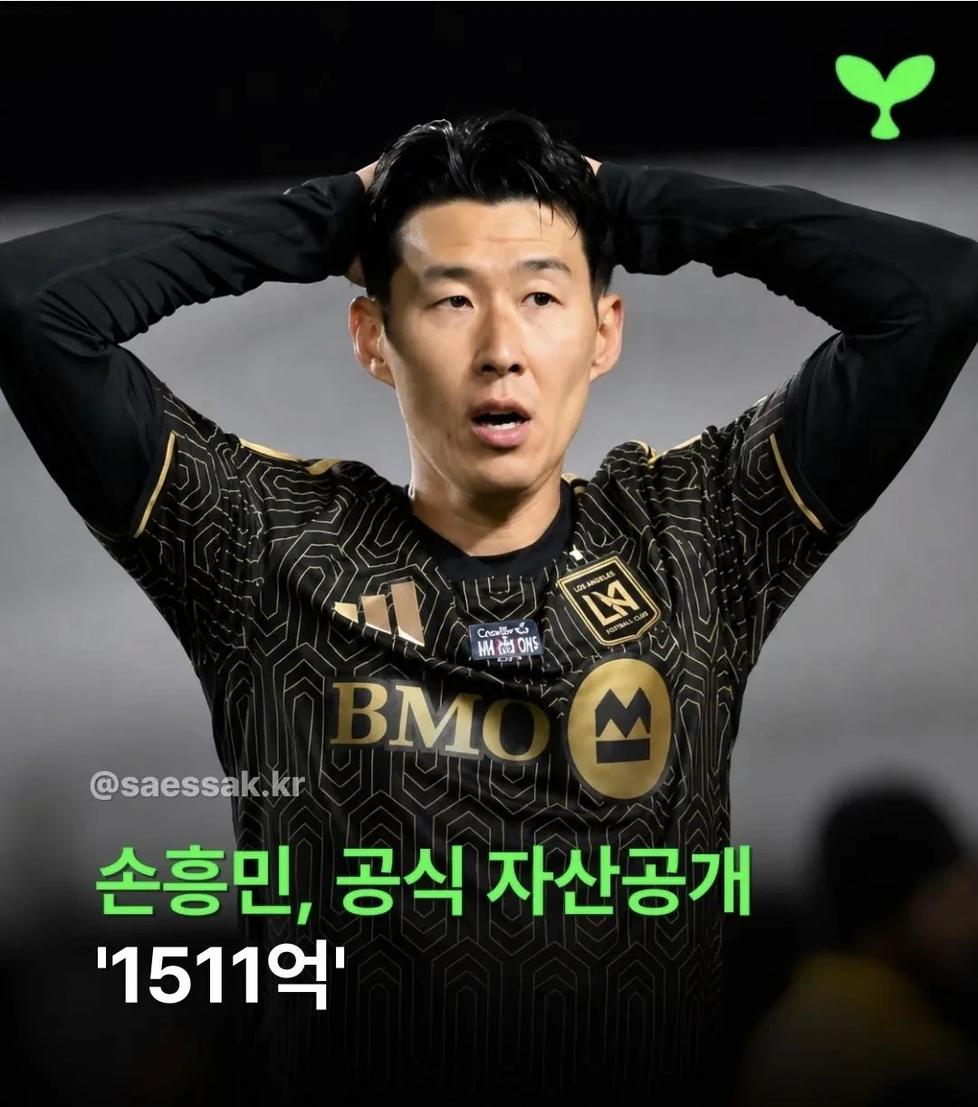 손흥민 공식 자산 공개 ㄷㄷ