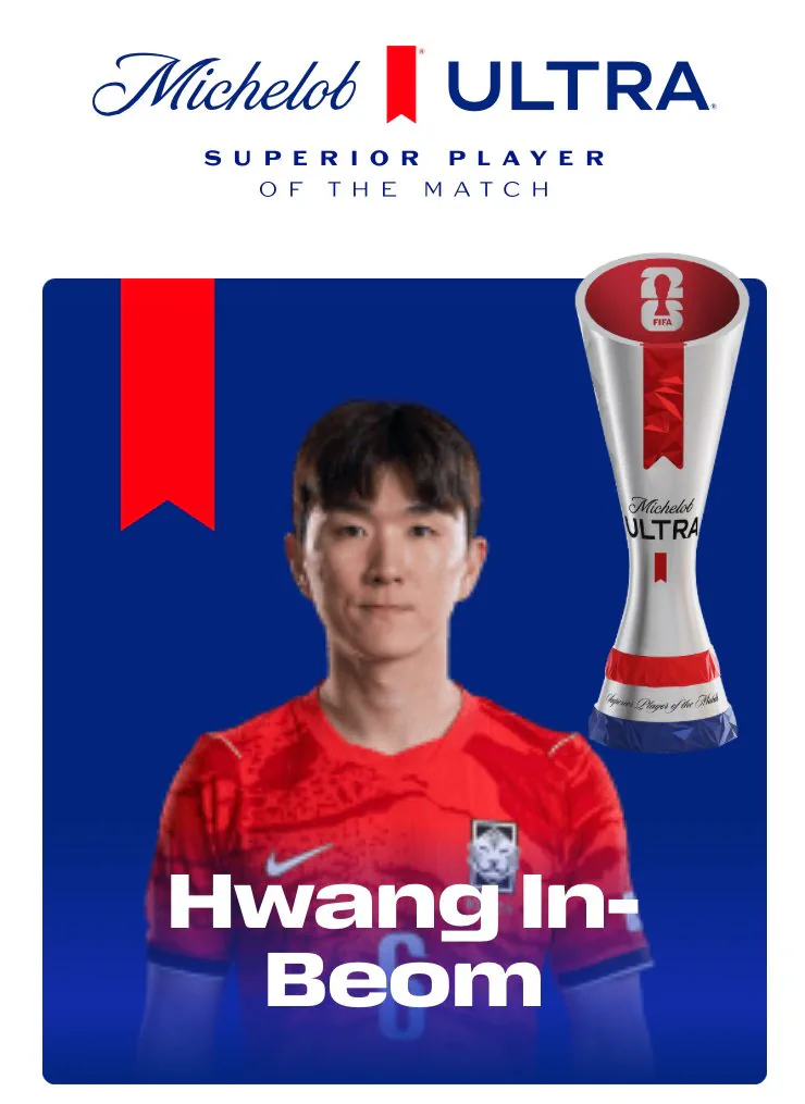 (월드컵 A조) 대한민국vs체코 POTM