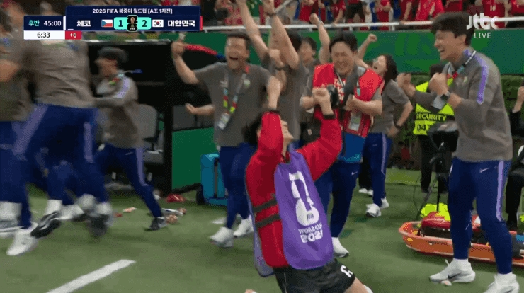 대한민국, 월드컵에서 3경기 연속 유럽팀 상대 승리