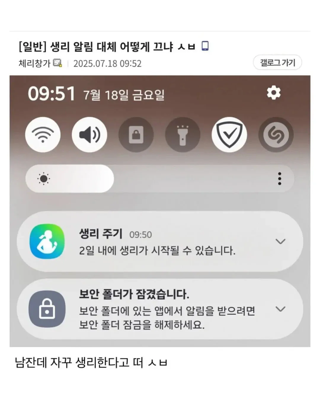 남자인데 결국 임신해버린 디시인