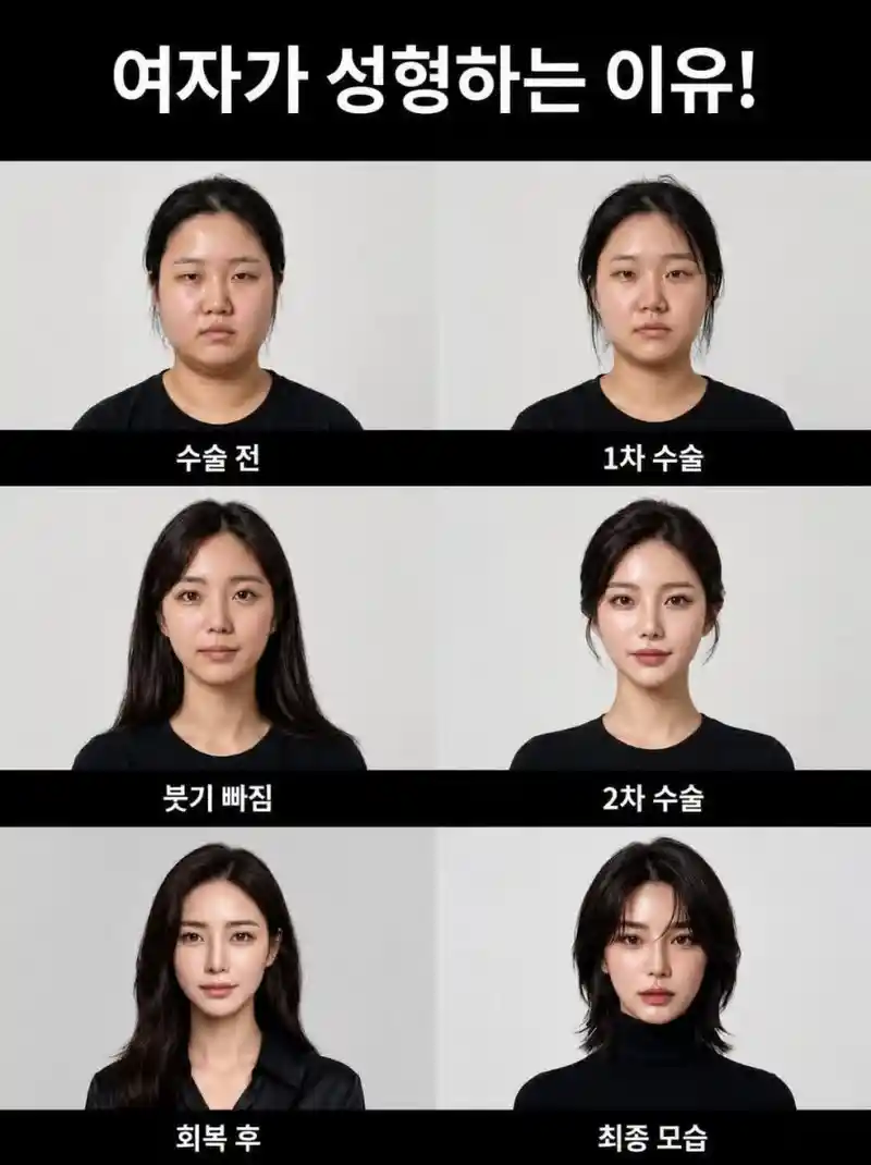 여자가 성형을 하는 이유 ㄷㄷ