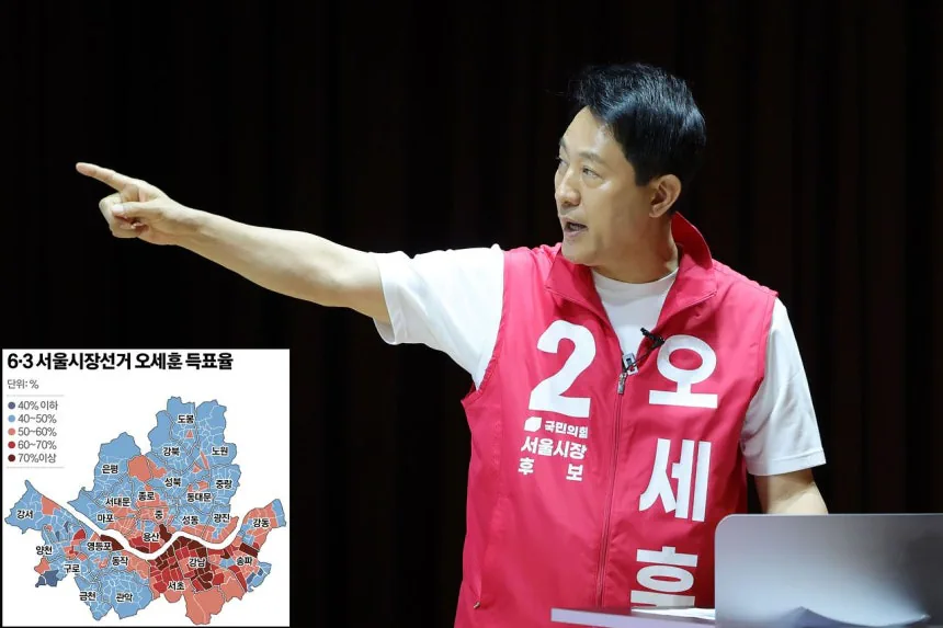 압구정동 84% 휩쓸었다…오세훈 당선 좌우한 ‘재건축 지도’ [안장원의 부동…