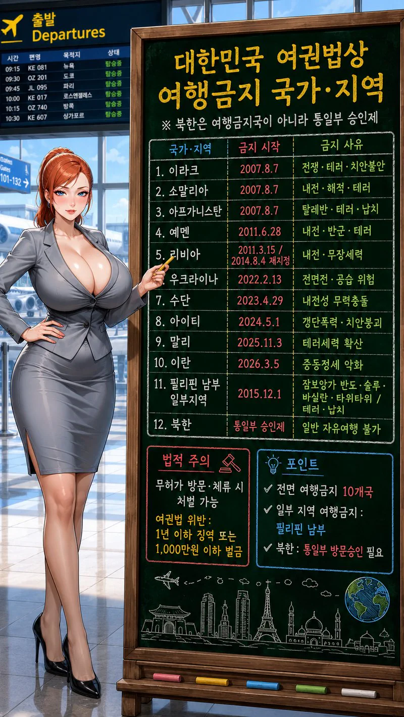 여행 금지인 국가 명단jpg