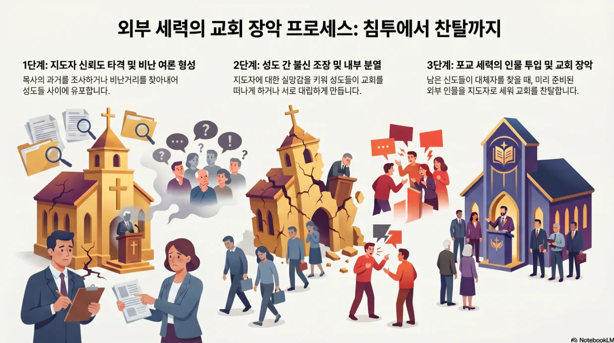 신천지 교회 접수하는 방법 그림으로