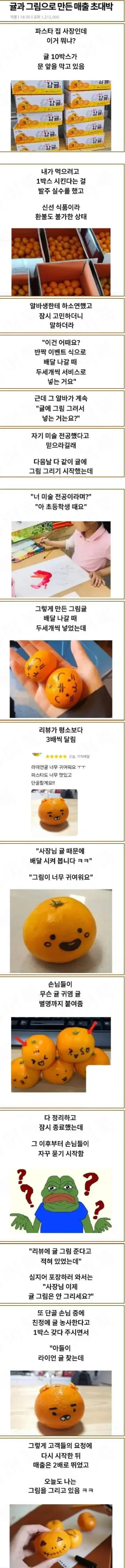 발주 실수 한 덕에 매출업
