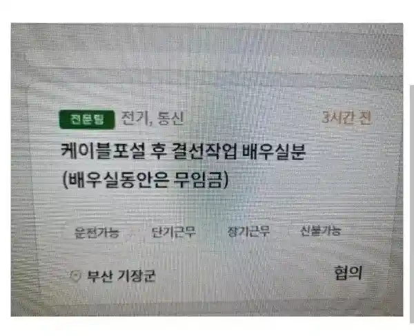 현장에 청년들이 사라진 이유