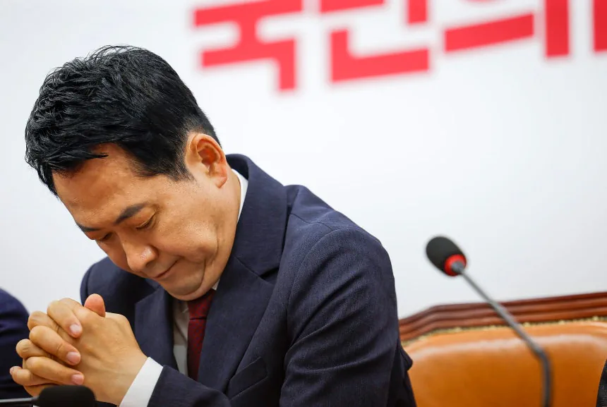 장동혁, 단식·선관위 사태 대응 여파로 병원 입원
