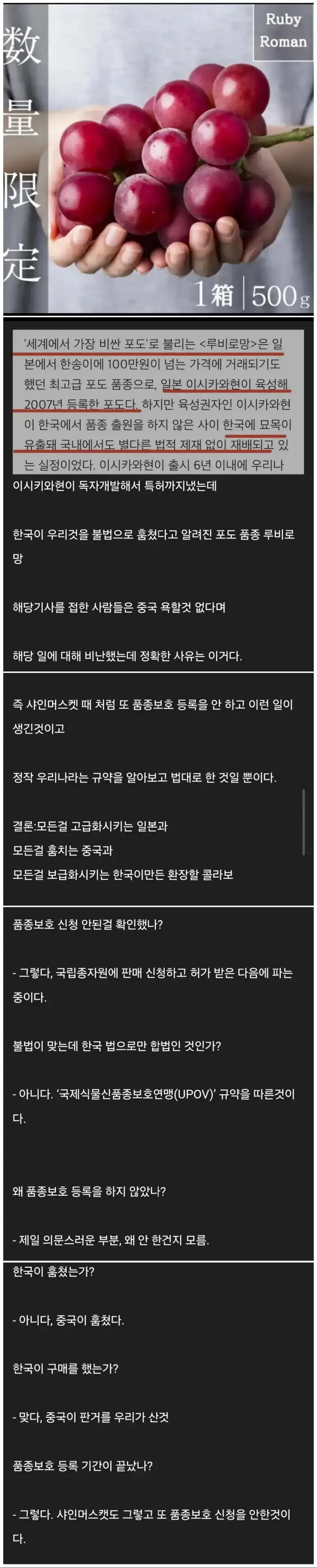 싱글벙글 제2의 샤인머스켓 사태