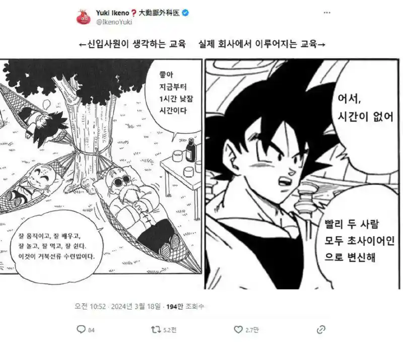 신입이 생각하는 교육과 실제 교육