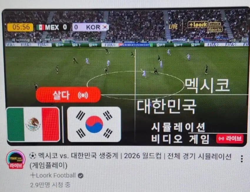 pic) 3만 명이 본 월드컵 중계