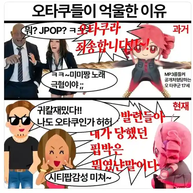 찐 오타쿠들 억울한 이유