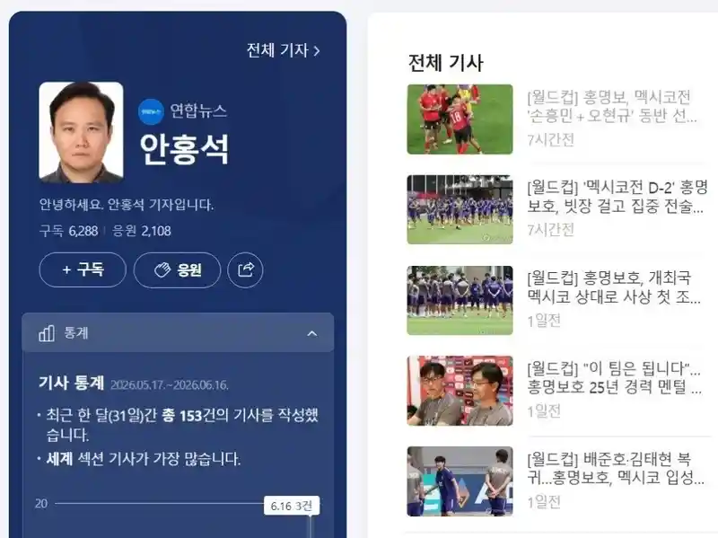 젊은시절 명예로운 군인이셨던 연합뉴스 안홍석 기자님