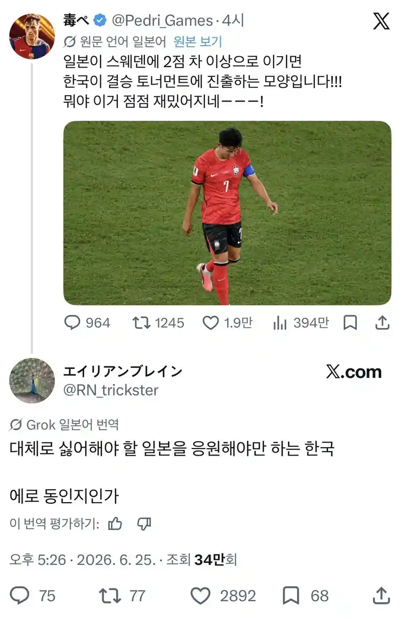 일본인이 요약한 현재 한국 축구