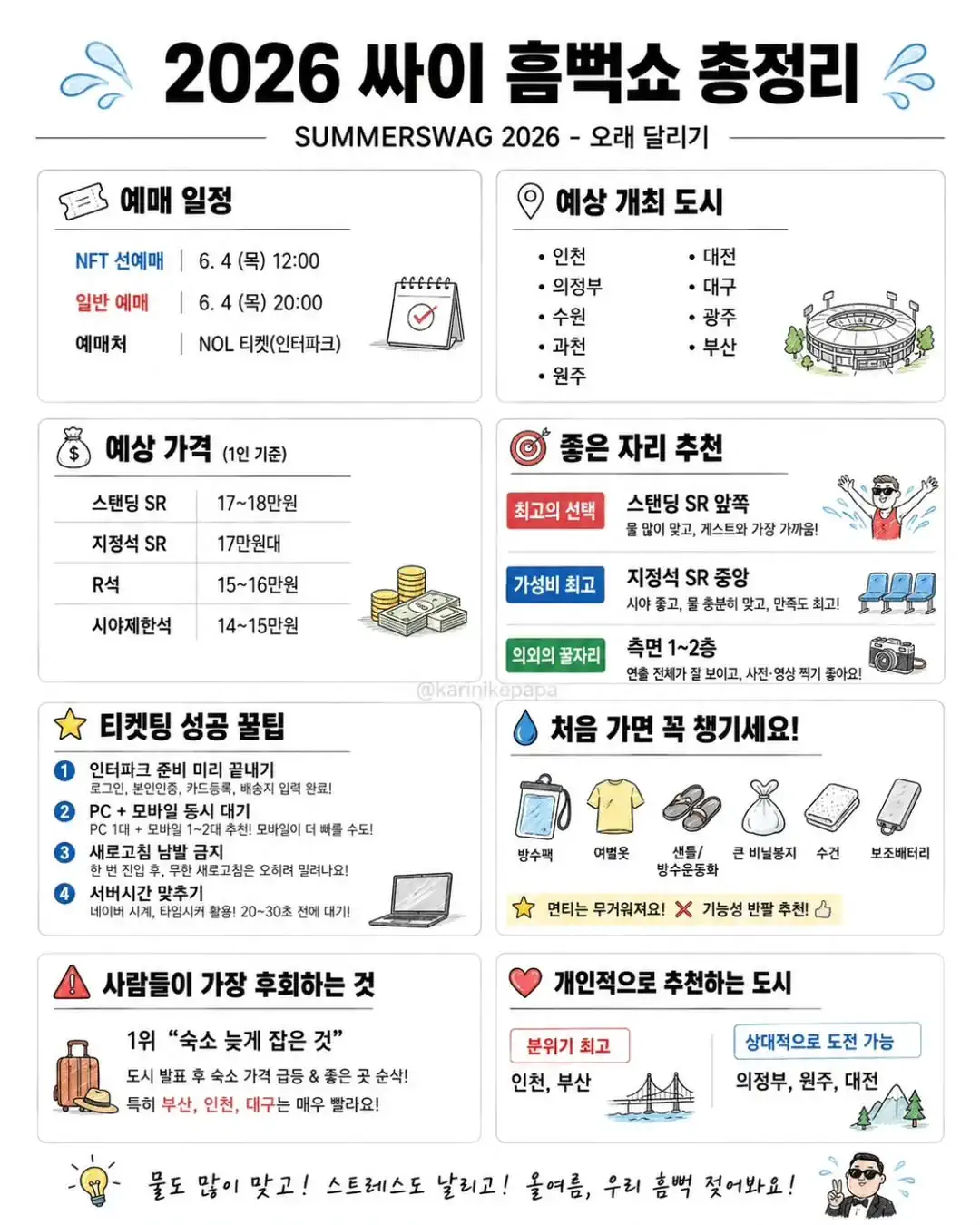 싱글벙글 2026년 싸이 흠뻑쇼 총정리.jpg