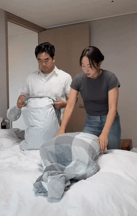 가사 분담 하는 자상한 남편