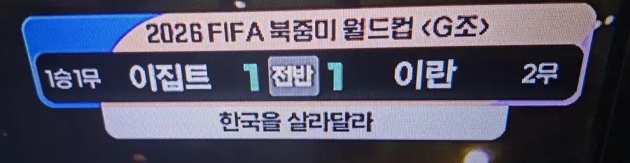 이집트vs이란 월드컵 경기 중계 중인 KBS 자막ㅋㅋㅋㅋ