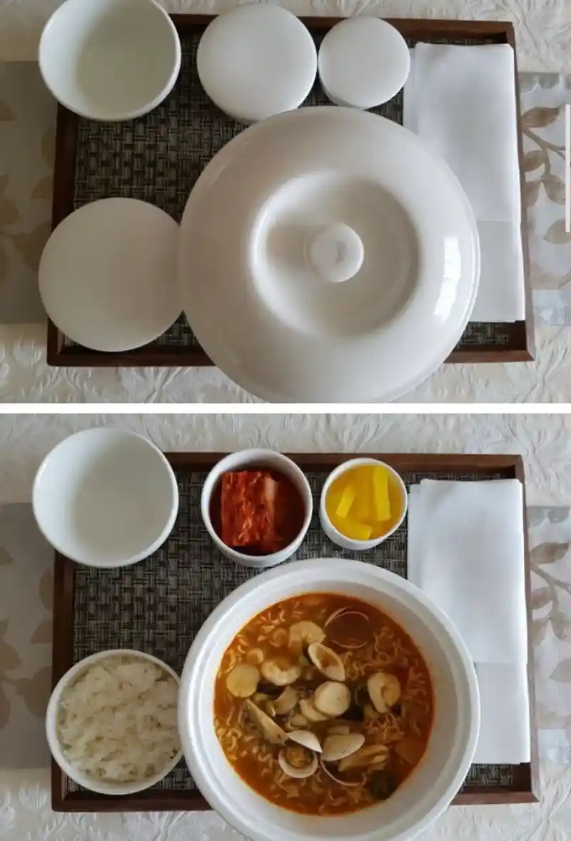 신라호텔 룸서비스 라면 클라쓰