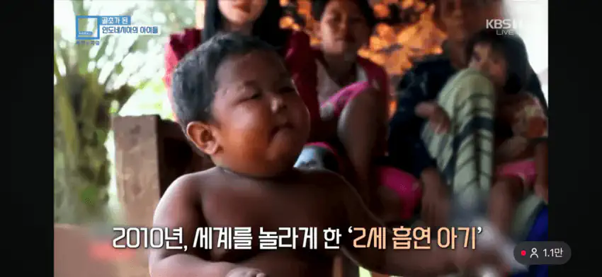 흡연 두살 아기 근황.jpg