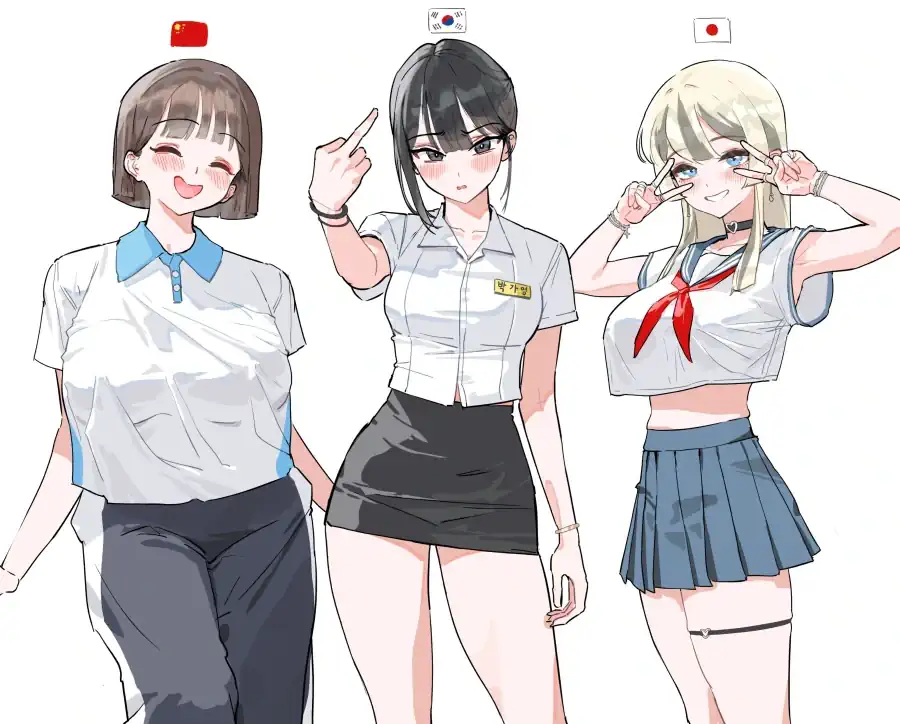 한중일 교복 비교