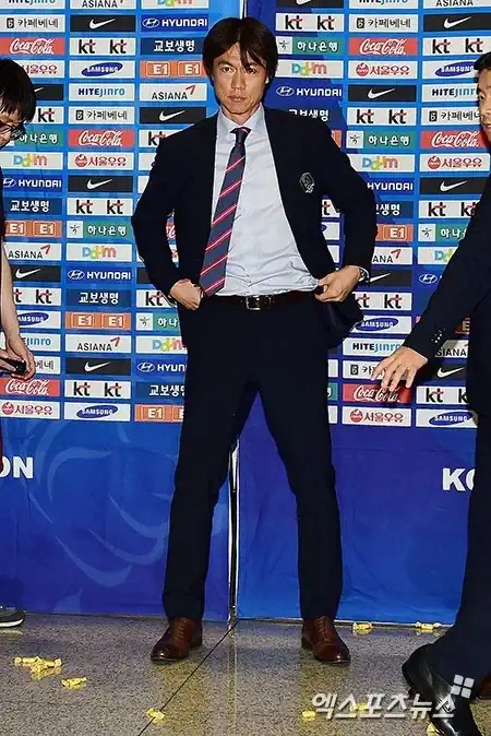 홍명보 귀국행사 노쇼로 불발된 것