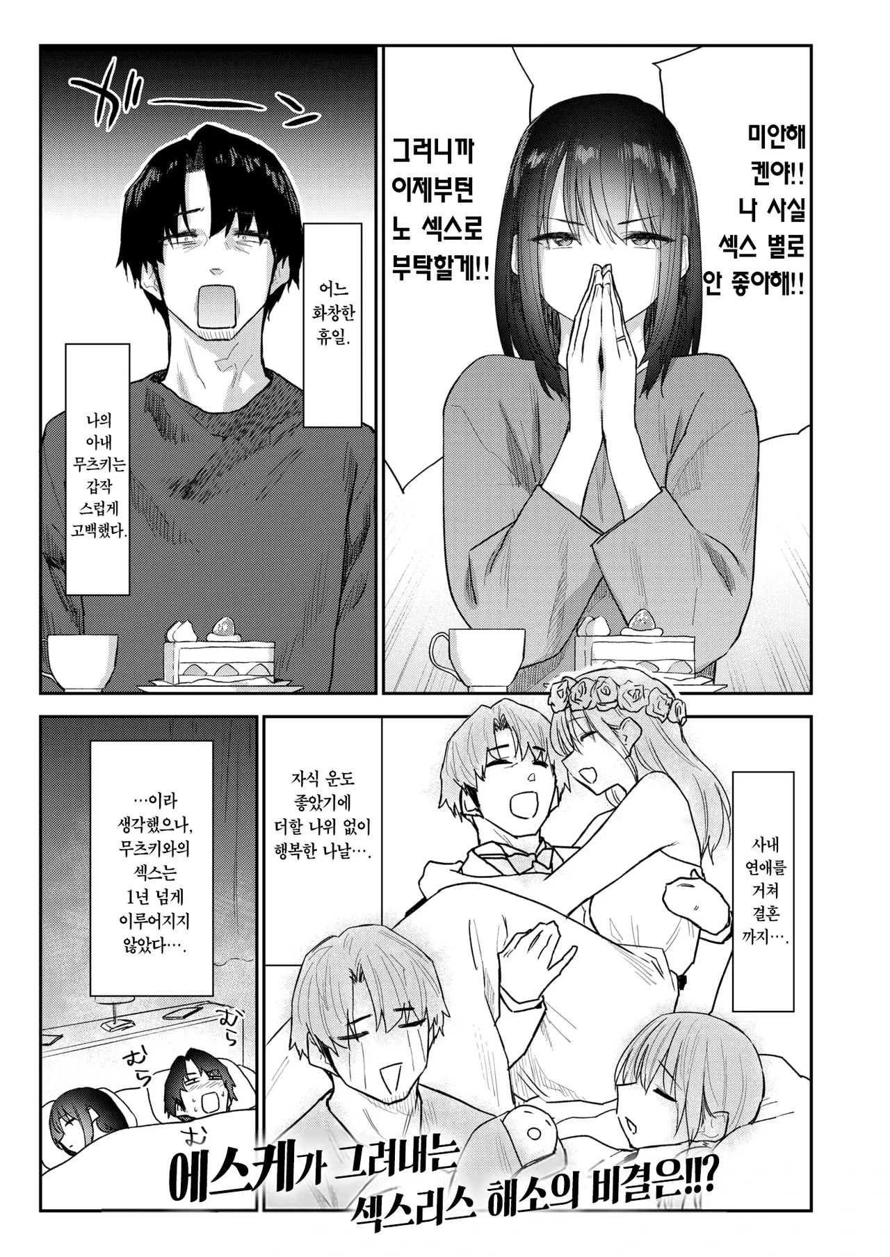 아내가 제시하는 ㅅㅅ리스 해결방법