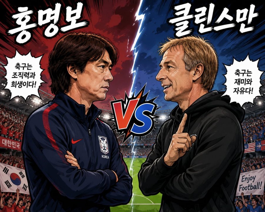 홍명보 vs 클린스만...누가 더 낫나요?