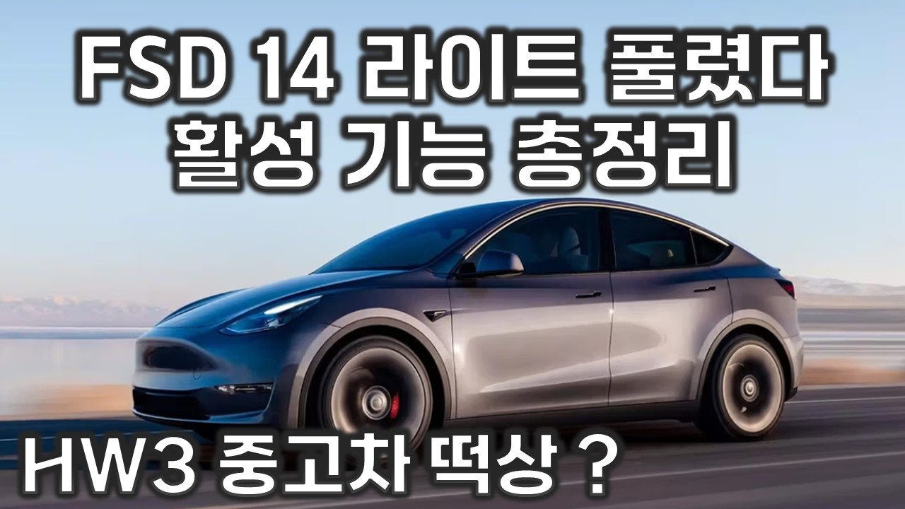 테슬라 FSD V14 라이트 배포 시작