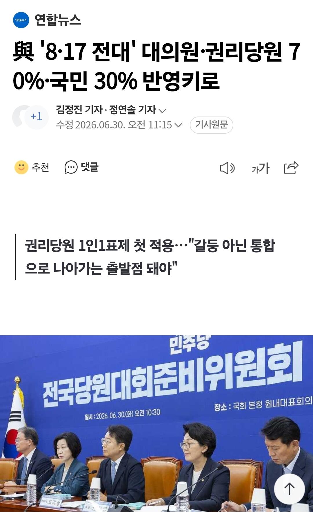 민주당 '8 17 전대' 대의원 권리당원 70% 국민 30% 반영.jpg