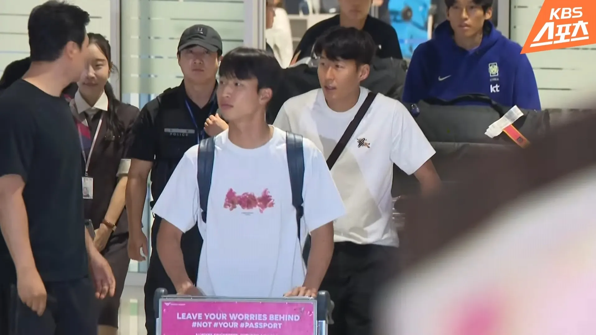 대한민국 축구 국가대표팀 입국 라이브 방송 in MBC