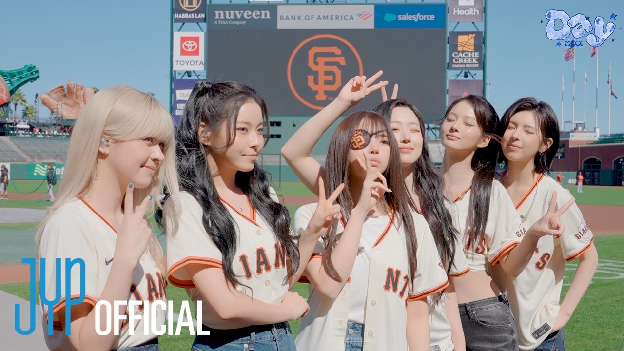 NMIXX, 오라클 파크, 시구 = 완벽 ⚾️ | 샌프란시스코 자이언츠 시구…