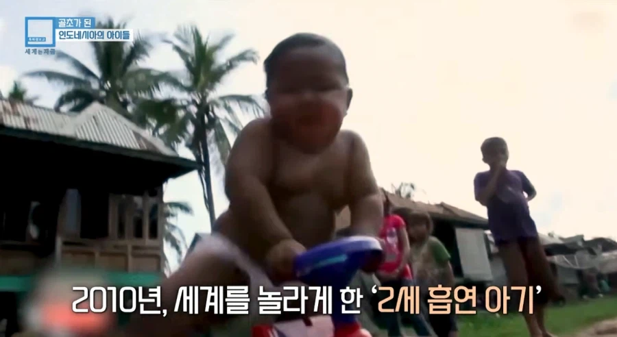 2살에 담배피던 인도네시아 아기 근황