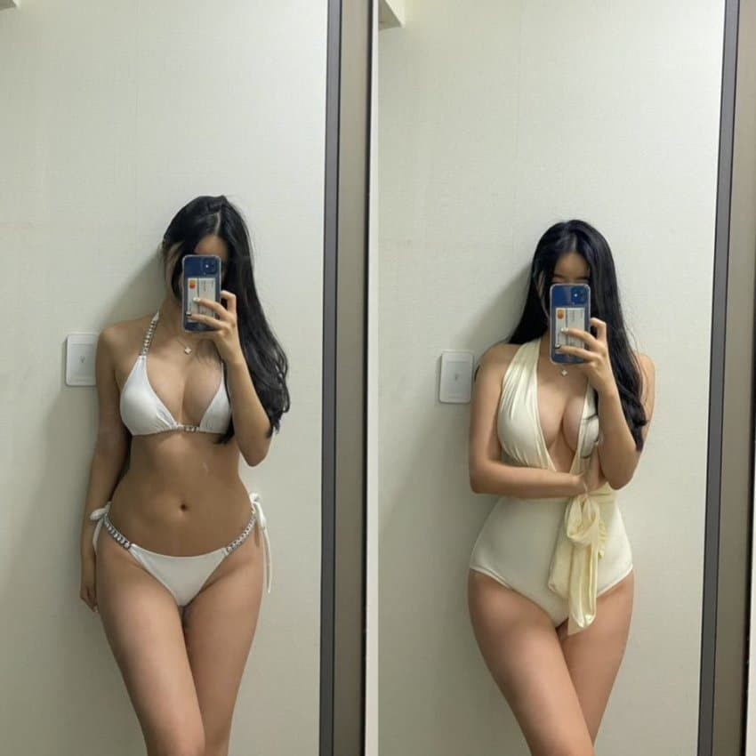 수영복 골라달라는 썸녀
