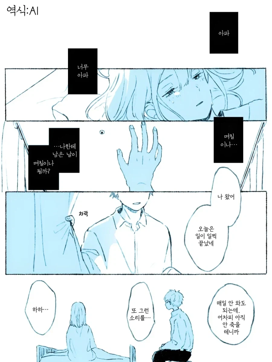 죽은 사람을 ai로 되살리는 만화.manhwa