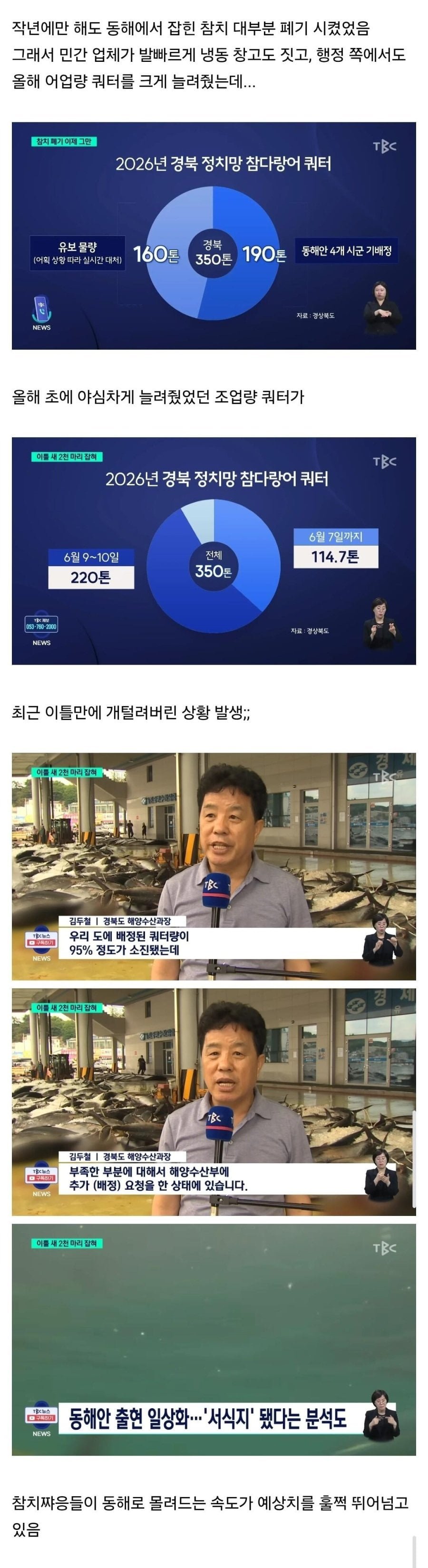 요즘 동해에 미친듯이 잡히는 생선.jpg