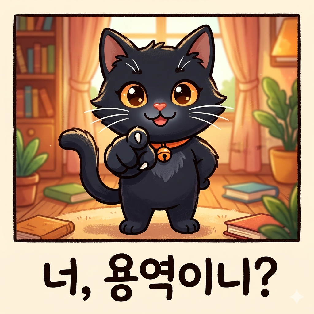 너, 용역이니?