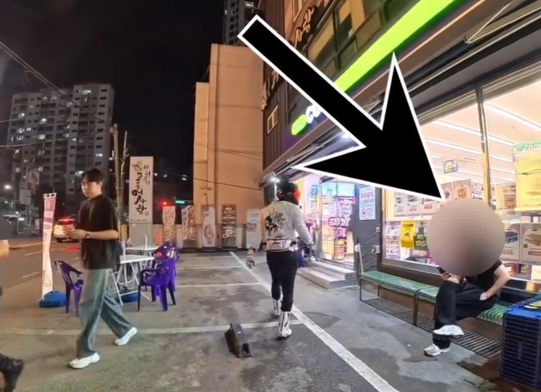해운대서 벌어진 오토바이 무단 착석 시비