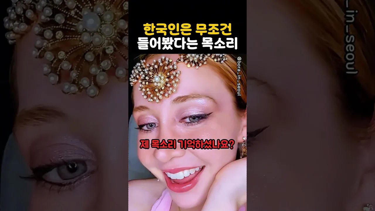 한국인은 무조건 들어봤다는 목소리
