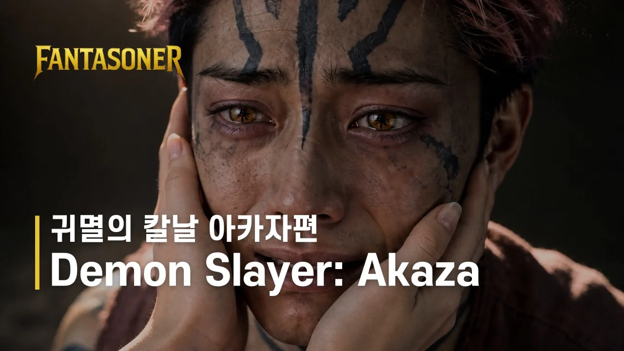 귀멸의칼날 아카자 과거편을 이제 ai로 실사화도 가능한수준이네요