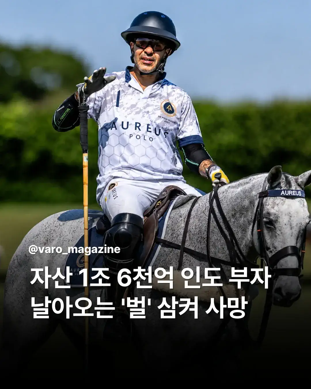 자산 1조 6천억 인도 부자, 날아오는 벌 삼켜 사망