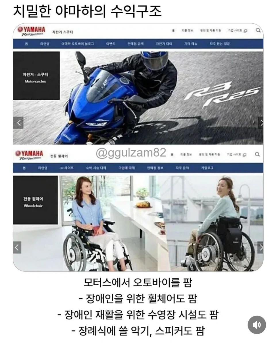 치밀한 야마하 수익구조