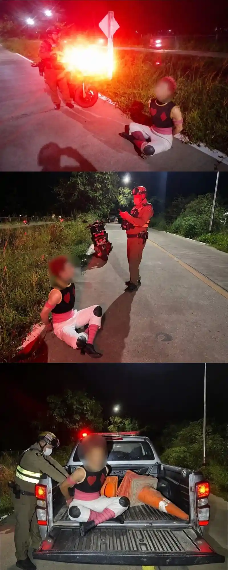 태국 경찰이 체포한 사람