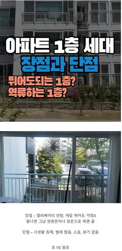 아파트에서 가장 호불호 갈린다는 층수