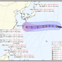 제 13호 태풍 돌핀(DOLPHIN)의 예상~!
