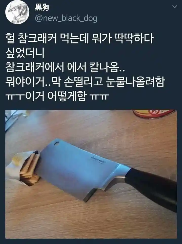 크래커에서 칼 나옴...jpg